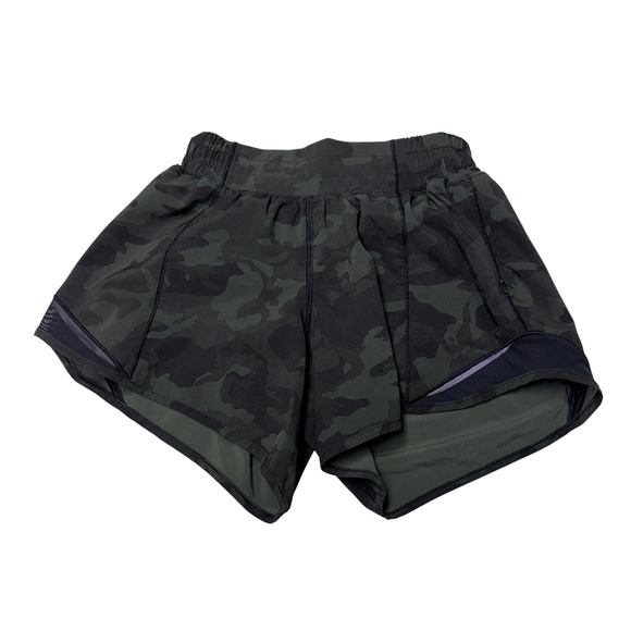 Lululemon Pants - Lululemon Hotty Hot High-Rise Lined Heritage 365 Camo Deep Coal Womens 2T W22 L4